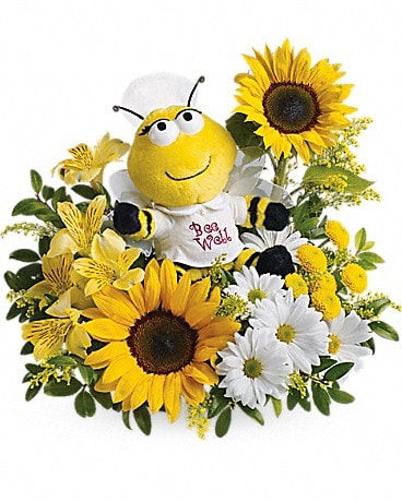 Bee Well Bouquet Flower Arrangement