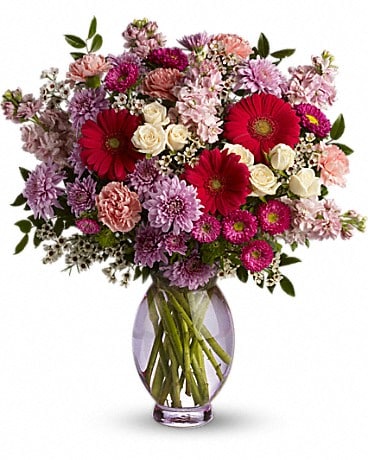 Teleflora's Perfectly Pleasing Pinks Bouquet