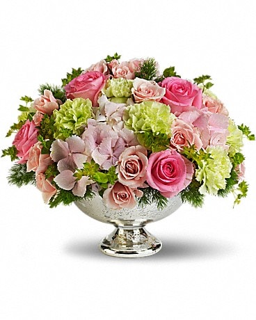 Garden Rhapsody Centerpiece Flower Arrangement