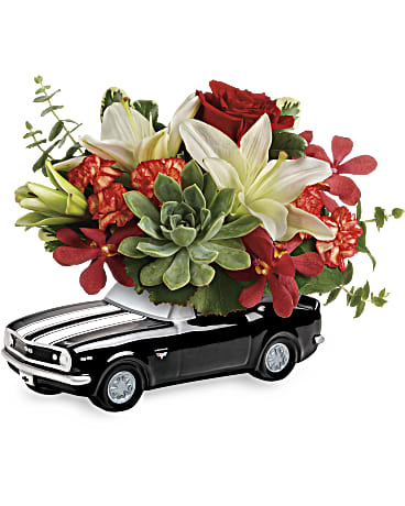 Teleflora's Chevy Camaro Blooming Bouquet  Bouquet