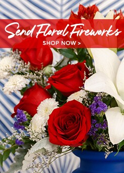 Delivery of July 4th Flowers