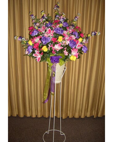 As Shown size, inches height and inches wide.