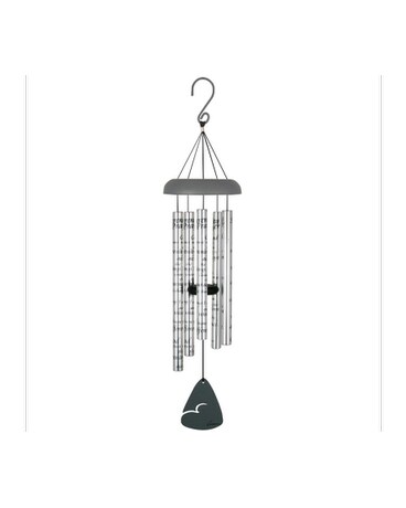 Chime only size, inches height and inches wide.