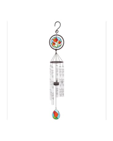 Chime only size, inches height and inches wide.