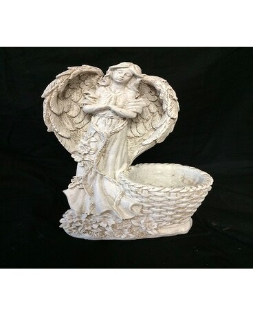 As Shown - Statue only size, inches height and inches wide.