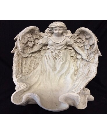 As Shown - Statue only size, inches height and inches wide.