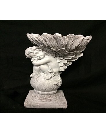 As Shown - Statue only size, inches height and inches wide.
