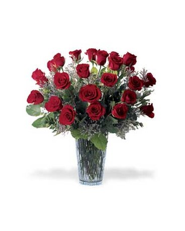 2 Dozen Roses Flower Arrangement