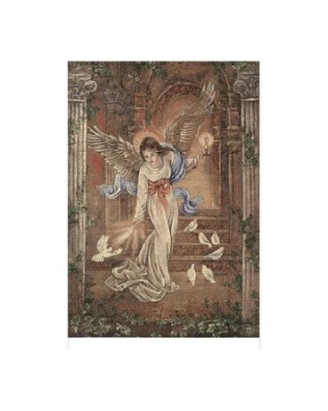 Displayed on an easel, adorned with ribbon size, 60 inches height and 50 inches wide.