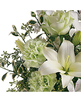 Hand tied bouquets size, inches height and inches wide.