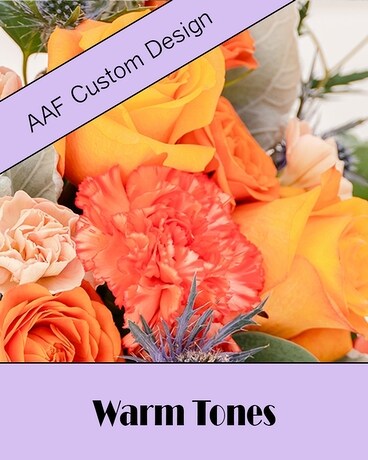 Vase Arrangement size, inches height and inches wide.