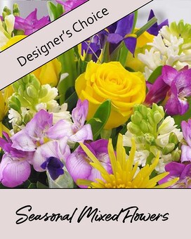 Standard in Vase size, inches height and inches wide.