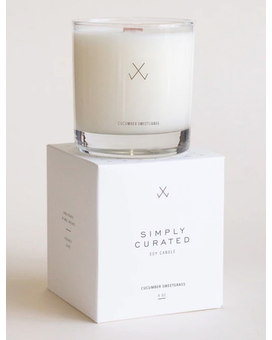 White Box - Botanical Scent size, inches height and inches wide.