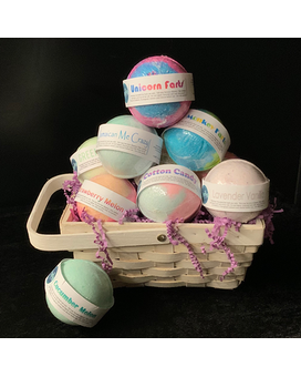 Standard-5 bath bombs size, inches height and inches wide.