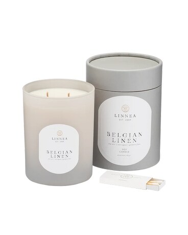 Belgian Linen size, inches height and inches wide.