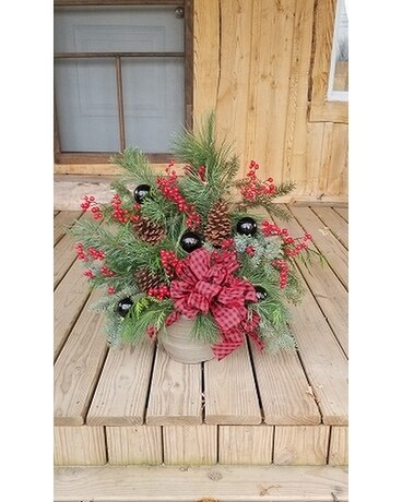 Buffalo Plaid size, inches height and inches wide.
