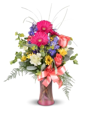 Deluxe - Add Flowers size, inches height and inches wide.