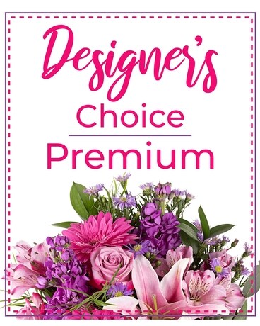 Designer's Choice size, inches height and inches wide.