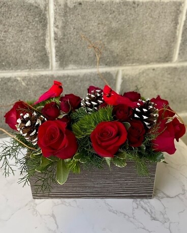 Deluxe Wood Box size, inches height and inches wide.
