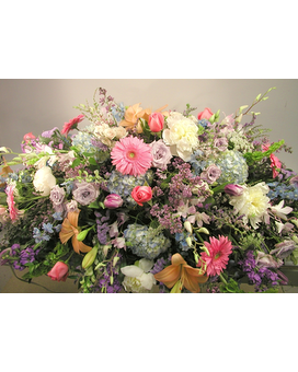 Standard size, 18 inches height and 56 inches wide.