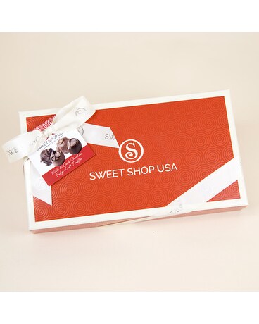 Sweet Shop Fudge Love Small size, inches height and inches wide.