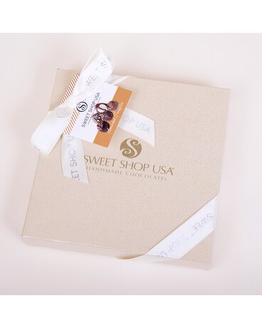 Sweet Shop Seasalt Caramel Small (4.5 oz) size, inches height and inches wide.