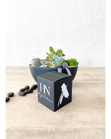 Garden and Candle size, inches height and inches wide.