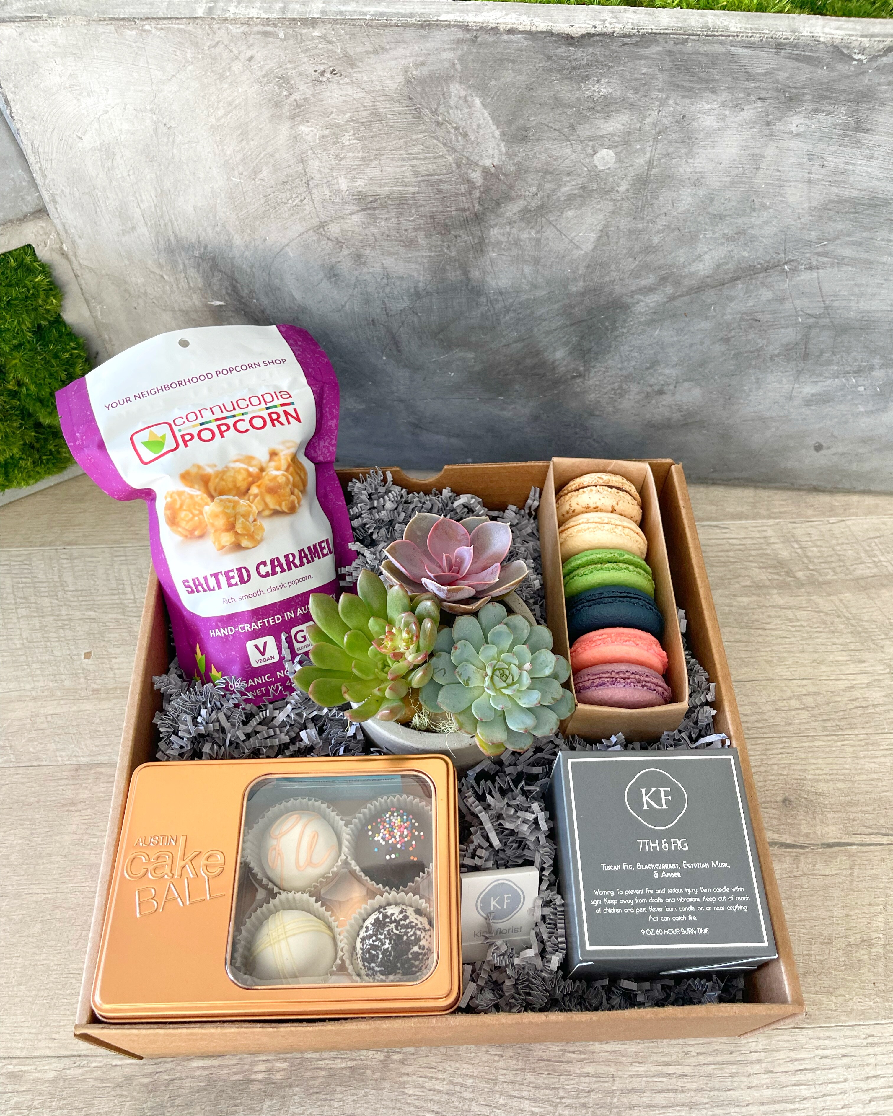 Gift Set Only size, inches height and inches wide.