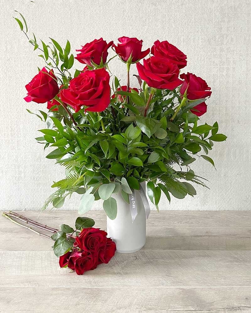 Floral Arrangement Only size, inches height and inches wide.