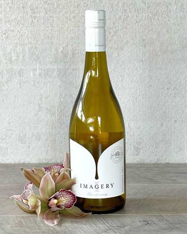 Chardonnay size, inches height and inches wide.