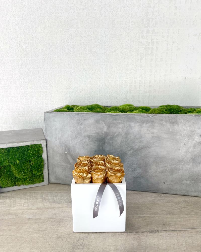 Floral Arrangement Only size, 6 inches height and 6 inches wide.
