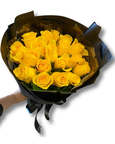 18 Roses size, inches height and inches wide.