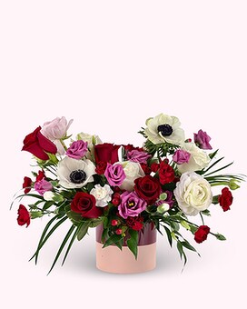 Standard size, 10 inches height and 14 inches wide.