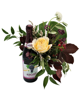 Deluxe With Bottle Of Sparkling ** Photo Shown size, inches height and inches wide.