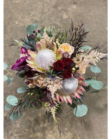 Boho Wedding Package size, inches height and inches wide.