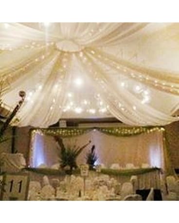Delux it with a ceiling canopy size, inches height and inches wide.