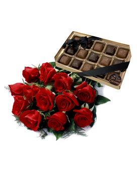 Premium - 24 roses size, inches height and inches wide.