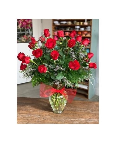 24 Red size, inches height and inches wide.