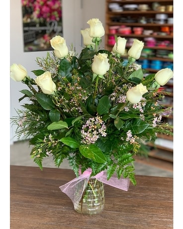 12 White DX size, inches height and inches wide.