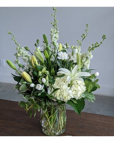 White Tall XL size, inches height and inches wide.