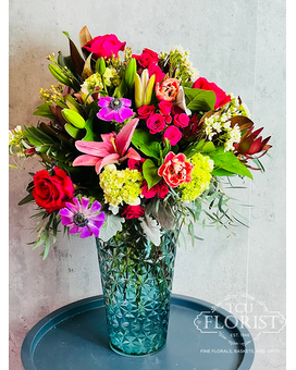 Vibrant Jewel size, inches height and inches wide.