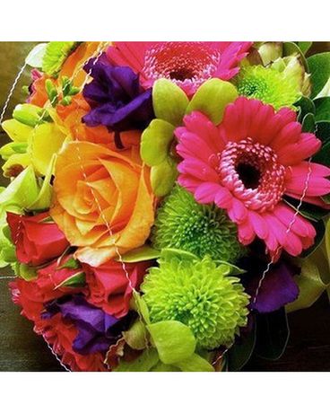 Hand tied-Standard size, inches height and inches wide.