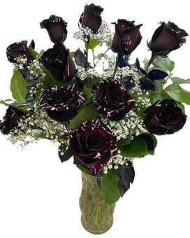 12 Roses size, inches height and inches wide.