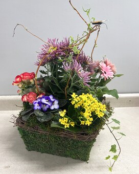 Blooming Baskets Flower Arrangement