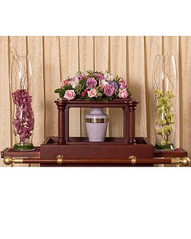 Side Vases size, inches height and inches wide.