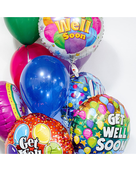 Standard- 7 Mylar + 7 Latex size, inches height and inches wide.