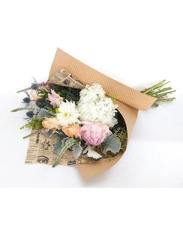 Wrapped - Small size, inches height and inches wide.