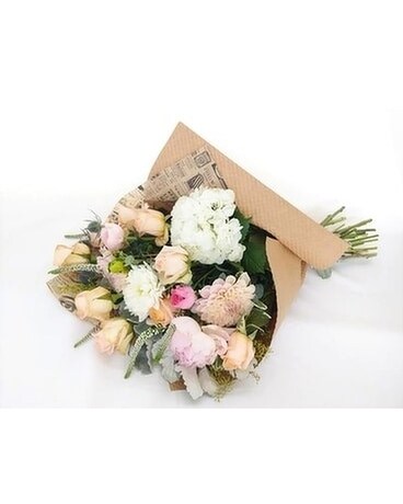 Wrapped - Large size, inches height and inches wide.