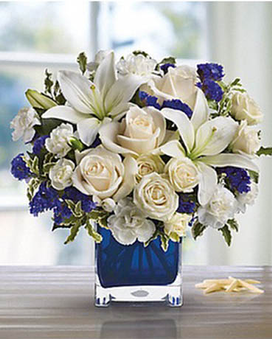 Bountiful Blooms size, inches height and inches wide.