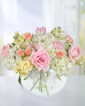Bountiful Blooms size, inches height and inches wide.